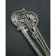 Stunning Art Deco silver brooch with paste stones, c1930 - Image 6 of 9