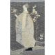 Lace picture of a lady, framed, probably early C20th - Image 2 of 11