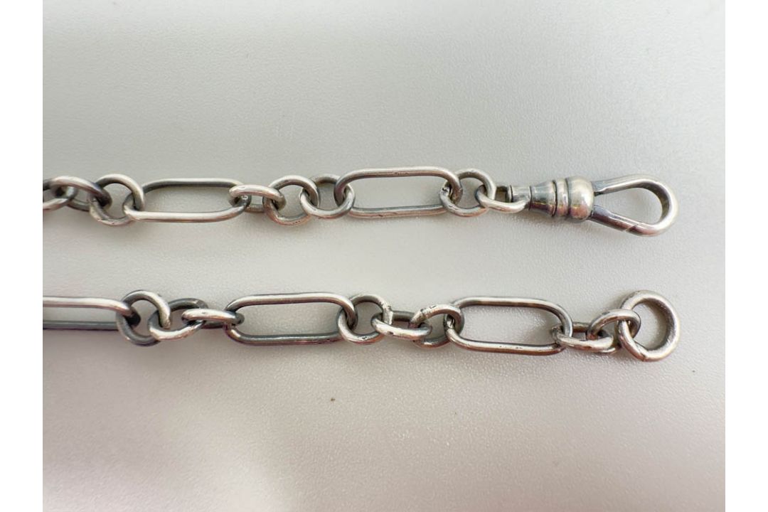 Silver Art Nouveau Necklace with a lady's head, French c1900 - Image 5 of 7