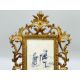 Rococo style gilt metal picture frame and antique photo tissue cover by Percy Lund & Co, 1890s/1920s - Image 2 of 11