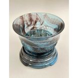 Davidson Glass Topaz Briar Table Centrepiece, 1930s