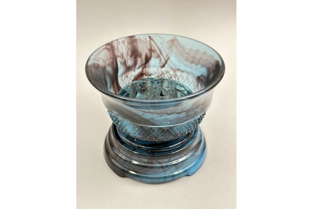 Davidson Glass Topaz Briar Table Centrepiece, 1930s - Image 1 of 11