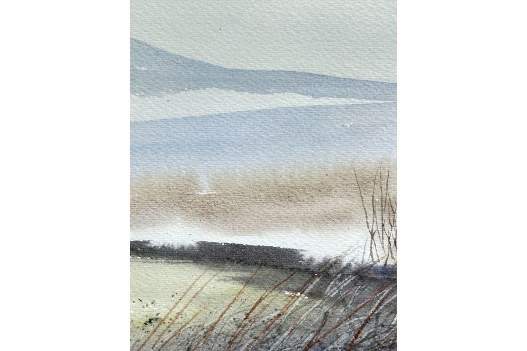 Signed Watercolour of Farm Buildings, Richard Akerman (1942-2005), dated 1981 - Image 5 of 8