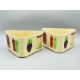 Unusual Pair of triangular form Aztec pattern Planters, Shorter and Son, second half C20th - Image 2 of 12