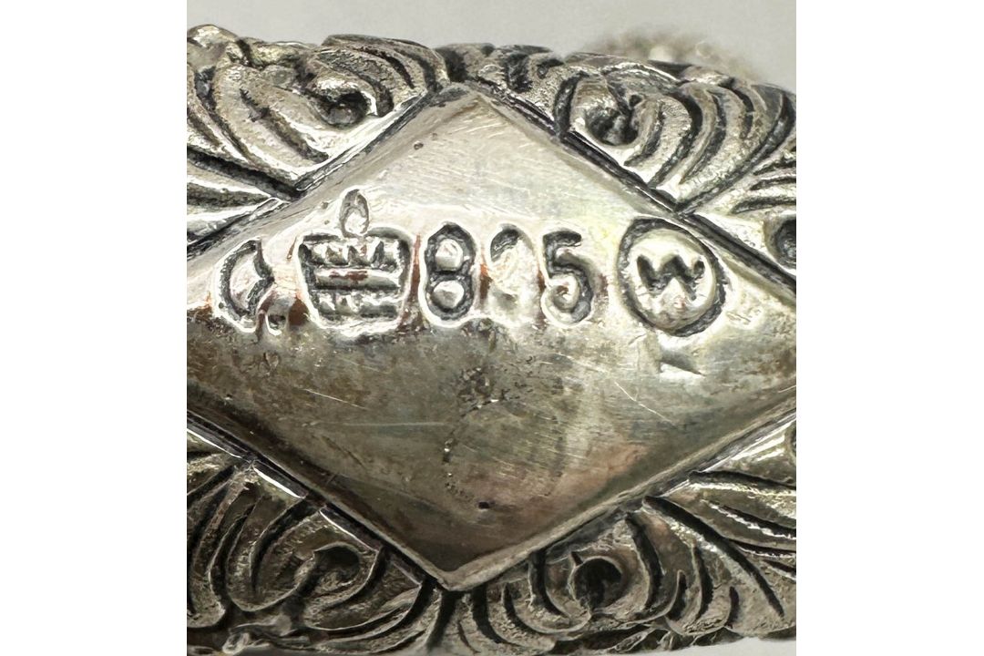 Very fine German silver scent bottle, Christoph Widmann, c1920 - Image 6 of 7