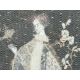 Lace picture of a lady, framed, probably early C20th - Image 3 of 11
