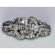 Art Deco silver dress clips/brooch, American, c1930 - Image 1 of 9