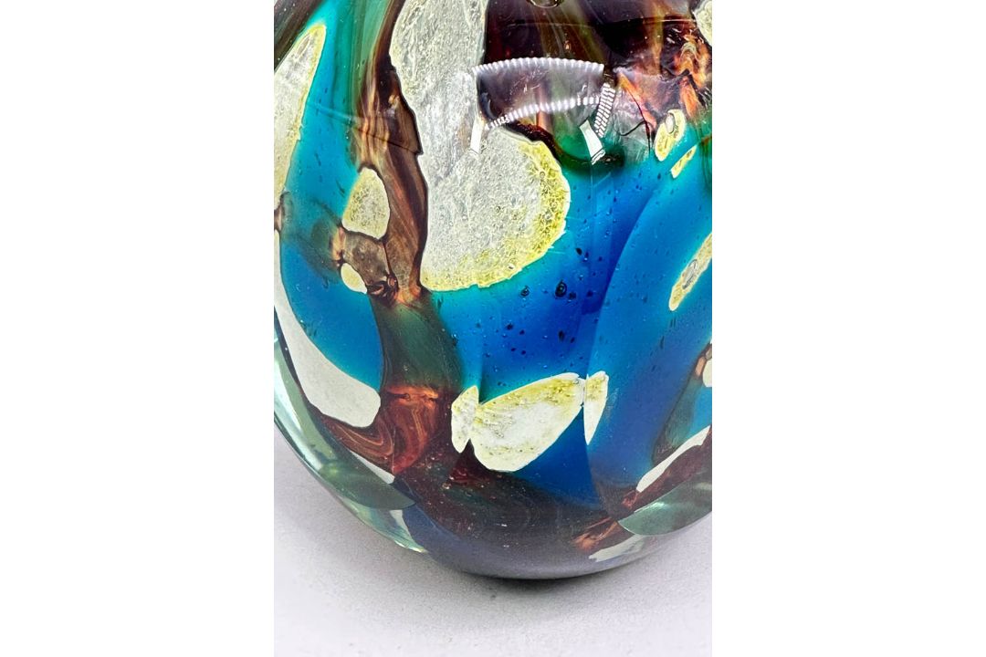 Mdina Art Glass vase, signed Mdina 1979, late C20th - Image 6 of 7