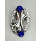 Art Deco silver dress clip, marked Silver, probably American c1930 - Image 1 of 6