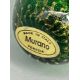 Murano green bullicante glass Perfume Bottle and Stopper with label, second half C20th - Image 7 of 7
