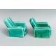 Pair of Vintage Art Deco style armchair Pipe Rests, English c1930 - Image 5 of 6