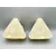 Unusual Pair of triangular form Aztec pattern Planters, Shorter and Son, second half C20th - Image 10 of 12