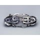 Art Deco silver dress clips/brooch, American, c1930 - Image 3 of 9