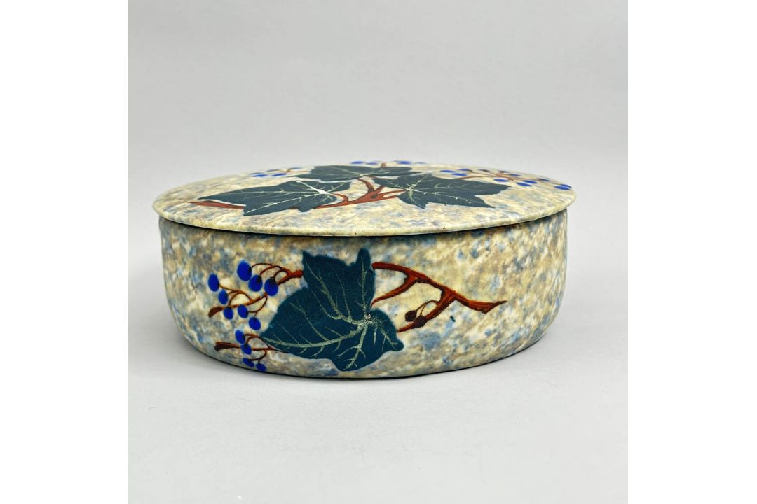 Art Deco style Ceramic Bowl and Cover by Louis Dage (1885-1961), early/mid C20th - Image 4 of 14