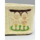 Unusual Pair of triangular form Aztec pattern Planters, Shorter and Son, second half C20th - Image 7 of 12