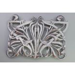Art Nouveau silver Buckle, William Comyns with marks, London 1901