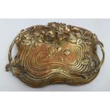 Art Nouveau Bronze Tray, stamped 172 Deposé, French, c1900
