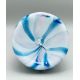 Beehive form glass vase with a swirl design, probably by Charlie Meaker, late C20th - Image 6 of 7