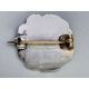Silver Art Nouveau brooch with a profile head of a lady, French, c1900 - Image 3 of 4