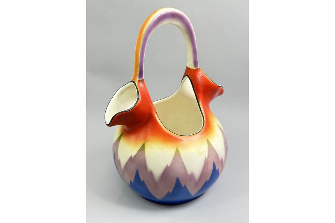 Ditmar Urbach Art Deco Pitcher, Czech 1930s - Image 3 of 6
