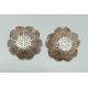 Pair of Silver Filigree Bonbonnieres, possibly Portugese, early C20th - Image 5 of 8