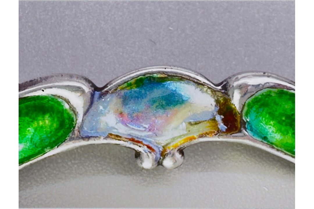 Brooch by Archibald Knox (1864 - 1933) made by W.H. Haseler for Liberty & Co, 1905 - Image 4 of 6