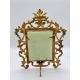 Rococo style gilt metal picture frame and antique photo tissue cover by Percy Lund & Co, 1890s/1920s - Image 4 of 11