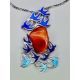 Amber and enamel necklace by Helga Exner, signed, Denmark c1990 - Image 2 of 10