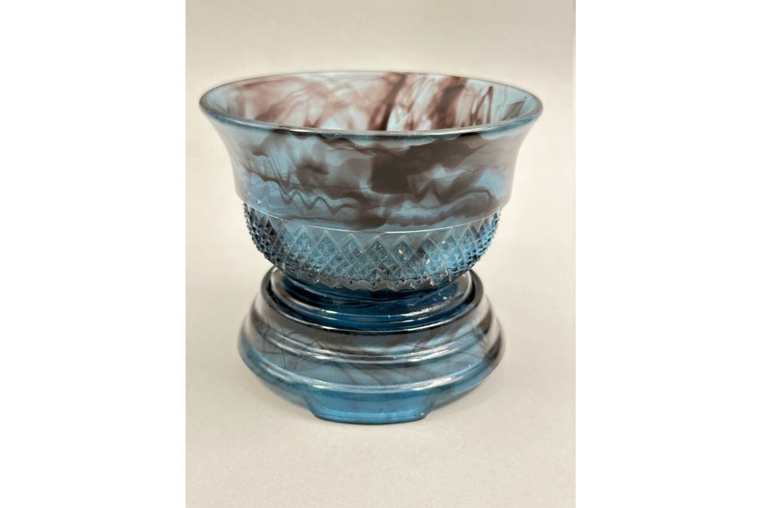Davidson Glass Topaz Briar Table Centrepiece, 1930s - Image 2 of 11