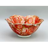 Unusual Chinese Bowl decorated in the Japanese Kutani Style, early 20th Century