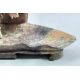 Chinese Soapstone Brushwasher with flowering lotus, early C20th - Image 8 of 10
