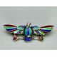 Georgian Egyptian Revival silver and enamel Brooch, c1820 - Image 1 of 7