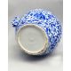 Exceptionally large Chinese Blue and White Teapot with metal handle, late C19th - Image 9 of 10