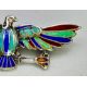 Georgian Egyptian Revival silver and enamel Brooch, c1820 - Image 4 of 7