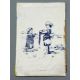 Rococo style gilt metal picture frame and antique photo tissue cover by Percy Lund & Co, 1890s/1920s - Image 8 of 11