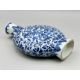 Chinese blue and white Pilgrim or Moon Vase decorated with dragons and flowers, C19th - Image 7 of 8