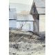 Signed Watercolour of Farm Buildings, Richard Akerman (1942-2005), dated 1981 - Image 6 of 8