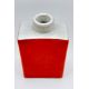 Pair of Orange Glazed Flasks and Covers, Fabienne Jouvin Paris, C20th - Image 4 of 10