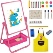 RRP £39.22 Mekidulu Kids Whiteboard 63cm-107cm Adjustable 360