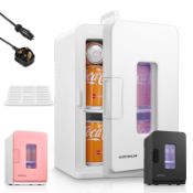RRP £70.55 Mini Fridge 15L/21 Cans Mini Fridge for Bedroom