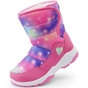 RRP £34.28 Harvest Land Kids Snow Boots Boys Girls Winter Boots