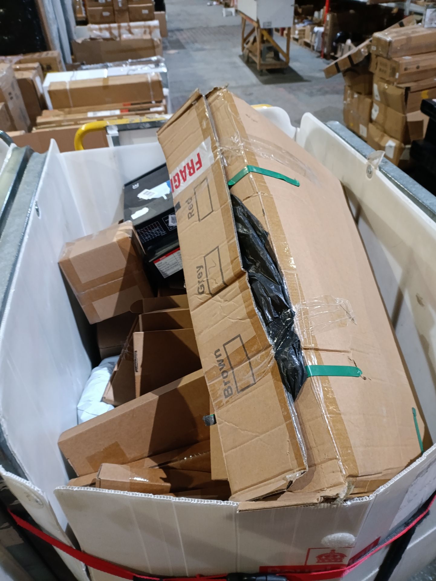 ONE CAGE OF MISCALLAENOUS STOCK