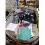 ONE CAGE OF MISCALLAENOUS STOCK