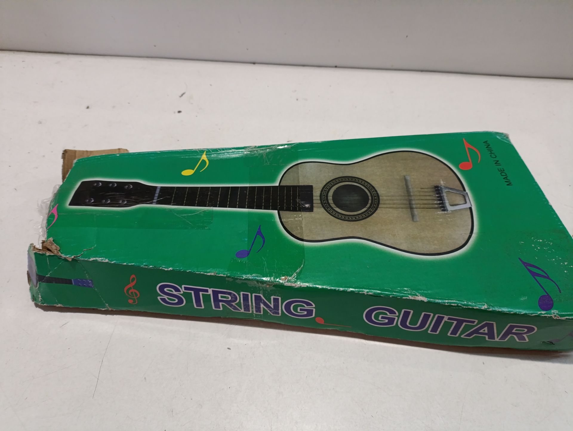 RRP £21.92 Toddmomy Kids Beginner 23" Vintage Style Acoustic Guitar - 6 String - Image 2 of 2