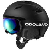 RRP £82.20 Odoland Snow Ski Helmet with Goggles Set