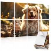 RRP £29.39 TONOR 8 Pack Art Acoustic Panel