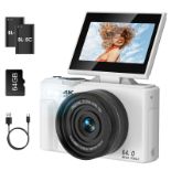 RRP £70.55 SOPPY 5K Digital Camera with WiFi Transfer