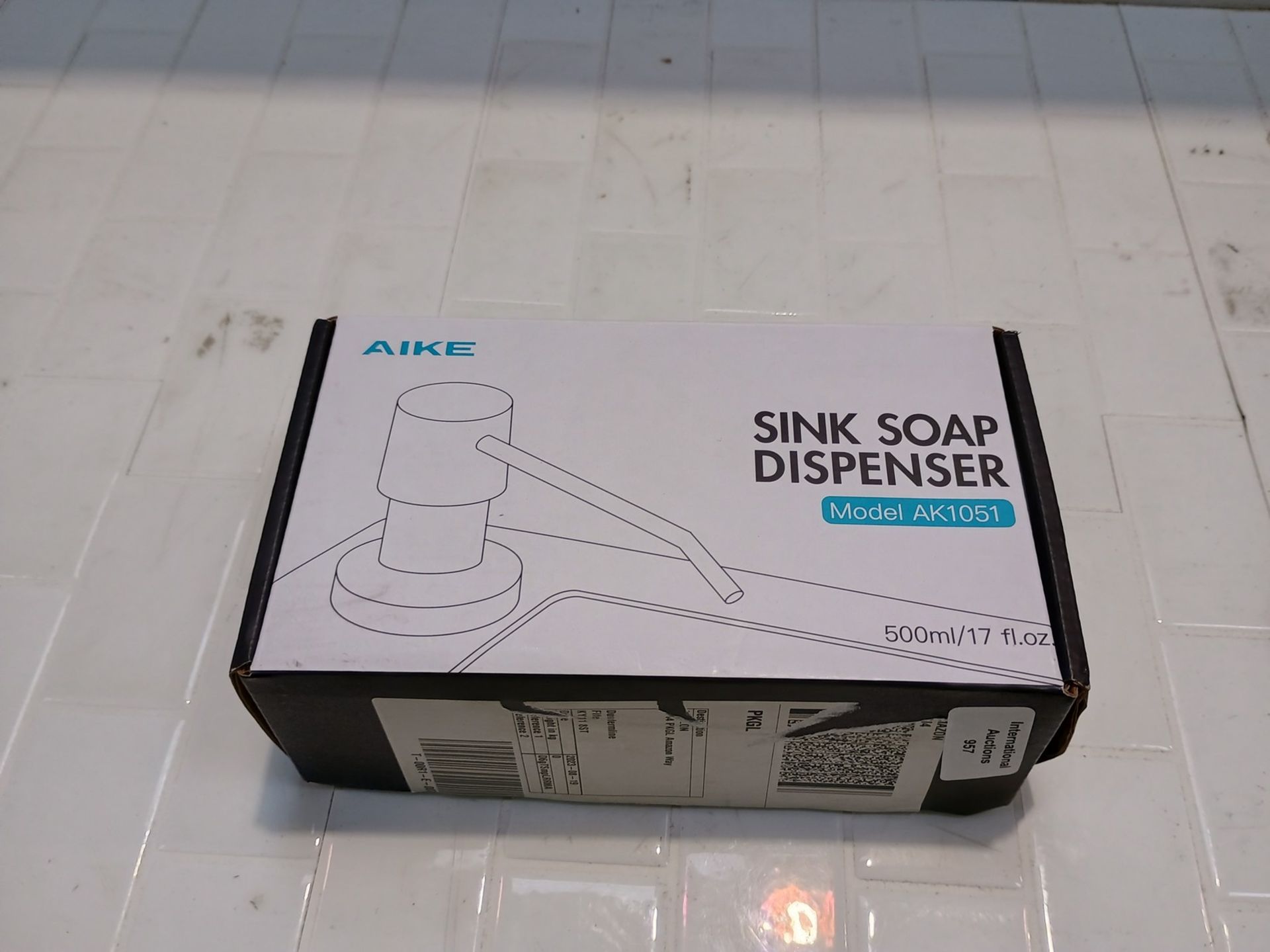 RRP £15.68 AIKE Built-in Sink Soap Dispenser for both Kitchen and Bathroom - Image 2 of 2