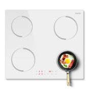 RRP £134.74 Jessier Plug in Induction Hob 4 Zones 60cm Electric Hob 2800W Touch Control