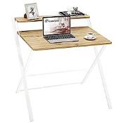 RRP £63.17 GreenForest Foldable Desk No Assembly Required